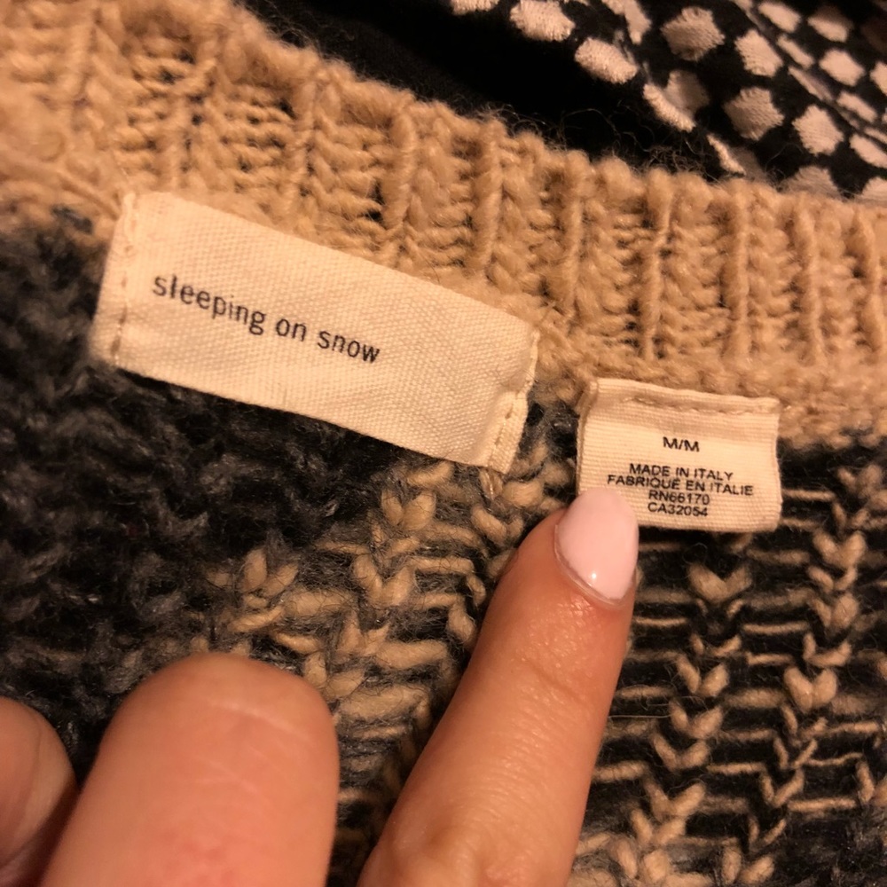 Anthropologie Sleeping on Snow cheetah sweater - Picture 5 of 5